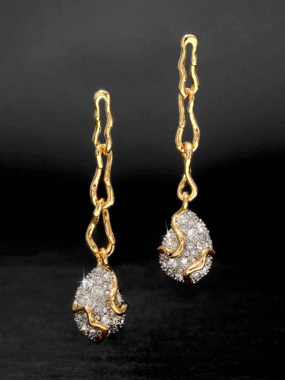 ALEXIS BITTAR Solanales Crystal Pavé Pebble Drop Earrings MY16